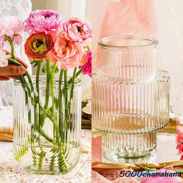 ガラス 花瓶 フラワーベース花器 硝子 広口 U型 おしゃれ 一輪挿し 北欧雑貨 かびん 水栽培 西...