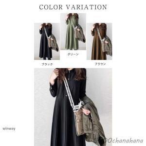 シャツワンピース レディース 長袖 ワンピース...の詳細画像1