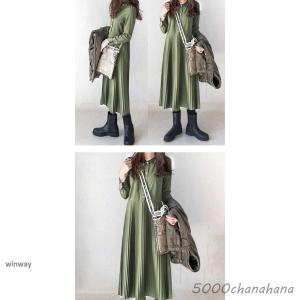 シャツワンピース レディース 長袖 ワンピース...の詳細画像4