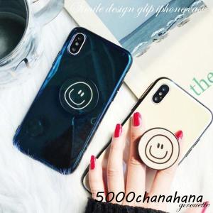 iPhone ケース グリップトック iPhone8 iPhoneXS iPhoneX iPhone7 iPhone6S プラス plus 携帯ケース GripTok スマイル にこちゃん スマホ ケース カバー
