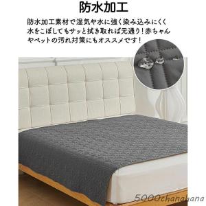 ベッドカバー ベッドスプレッド 防水シーツ 汚...の詳細画像3