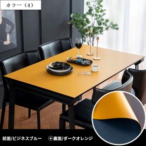 テーブルクロス pu皮革生地 両面用 北欧 テ...の詳細画像4