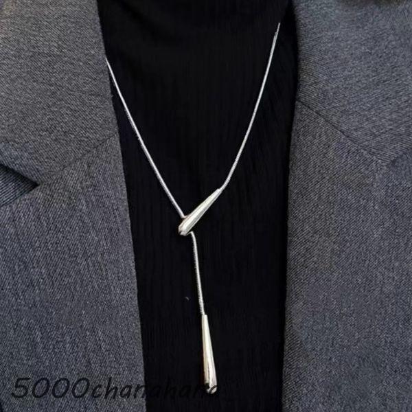 ネックレス レディース Y字 ロング  シンプル チェーン
