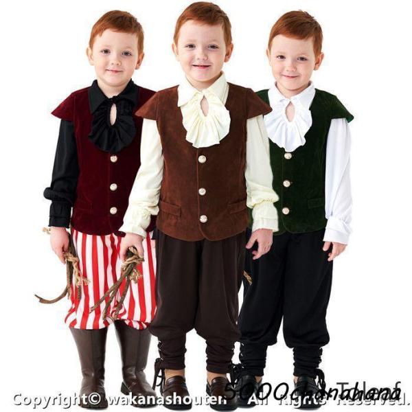 仮装 子供用コスチューム 男の子 海賊 騎士 かっこいい  コスプレ子供用 パイレーツ  3タイプ ...