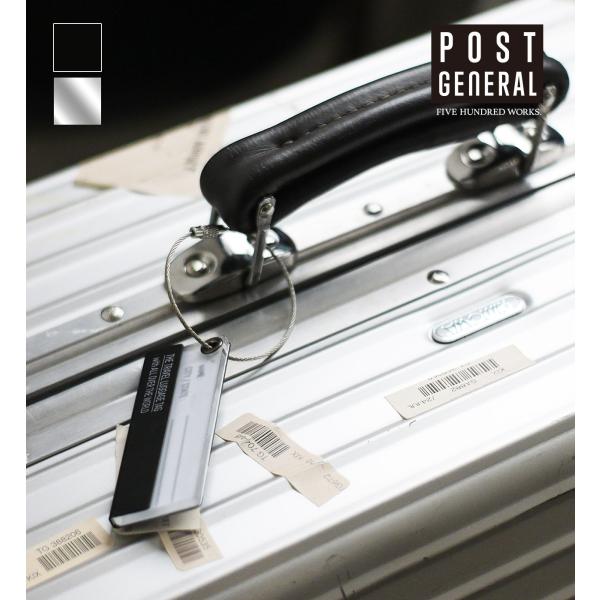 ネームタグ 荷物タグ 紛失防止 目印 ラゲッジタグ アルミ製 旅行 名前 連絡先 公式 ポストジェネ...