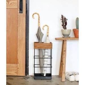 公式 傘立て おしゃれ 北欧 スリム 木製 ア...の詳細画像3