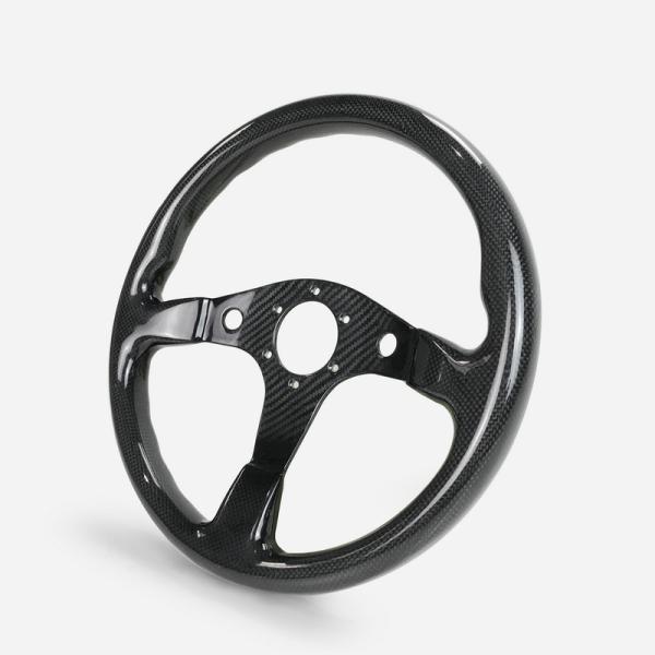 ステアリング NSX NA1 NA2 CFRP ドライカーボン製 ハンドル 340mm フラットOA...