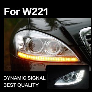 メルセデス ベンツ Sクラス W220 S500L 前期用 W221後期LOOK 黒LED