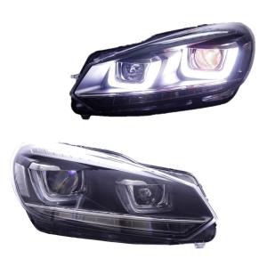 フォルクスワーゲン VW ゴルフ6 TSI 右左 ハロゲン ヘッドライト 純正品 VW フォルクスワーゲン ゴルフ6 GOLF6 ハロゲン ヘッドライト