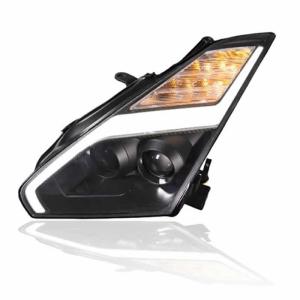 日産 ヘッドライト R35 GT-R LED GTR 後期型タイプ クリア