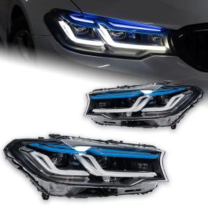 レンズ美品 磨き済み BMW 5シリーズ G30 G31 純正 右 ヘッドライト LED