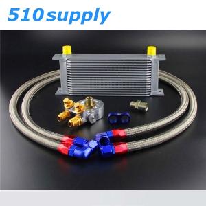 オイルクーラー NSX NA1 NA2 16段 汎用 type3 シルバー C30A