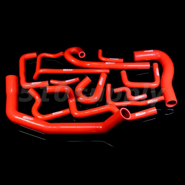 ラジエターホース GC34 GC35 ローレル ヒーターホース メダリスト NEO6 レッド RB2...