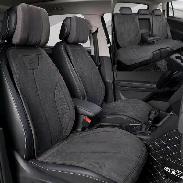 フェアレディZ Z32 シートカバー スエード 運転席 助手席 後部座席 前後席セット エプロンタイ...