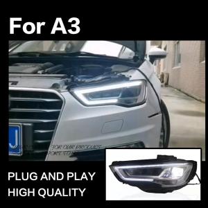アウディ A3 8V 前期 純正 左 助手席LED ヘッドライト アウディ A3 8V 後期 純正LEDヘッドライト 右 8V0941034D/8V0941774L