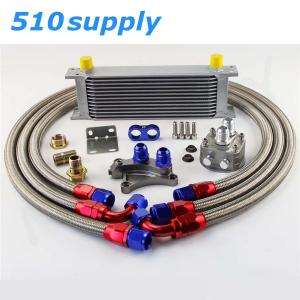 新品 SR20DE SR20DET用 強化 オイルブロック ブルー◇シルビア S13 S14