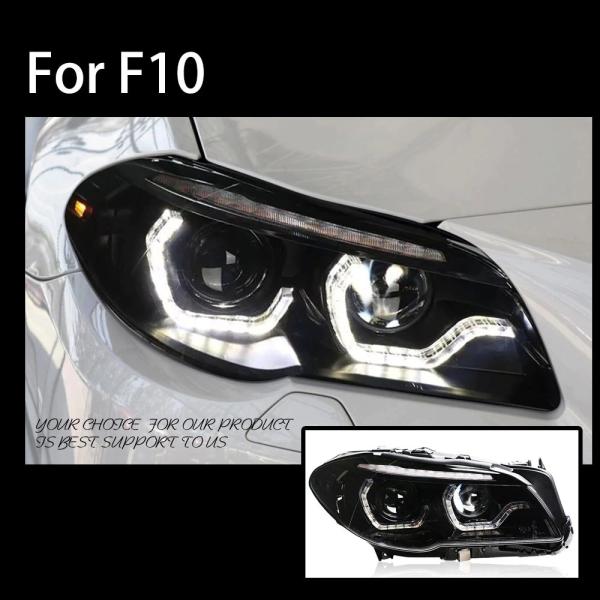 LED ヘッドライト BMW 5シリーズ F10 &apos;09-&apos;16 シーケンシャルウィンカー AOKE...
