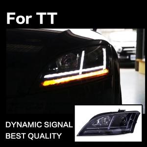 アウディ AUDI TT 8J 前期用 8Sルック ヘッドライト AFS無し車用