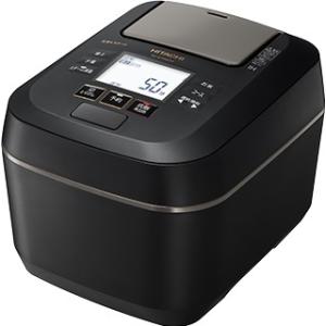 日立 圧力&amp;スチームIH炊飯ジャー(5．5合炊き) ふっくら御膳 フロストブラック RZ-W100DM-K