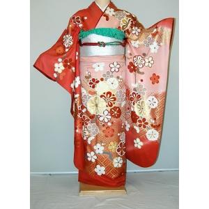 振袖レンタル 標準サイズ ふりそで 着物レンタル 正絹振袖 古典柄 結婚式 2月から11月までの振袖...