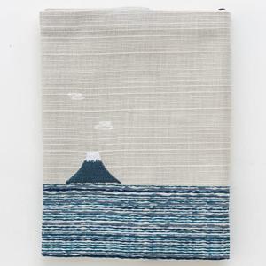 コンサイス ブックカバー 文庫 布のブックカバー 富士山と海 523130の商品画像