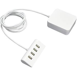 トップランド USB 電源タップ 延長ポート USB4ポート 急速充電 8A オートパワーシステム搭載 ホワイト TPUSIC8A-WTの商品画像