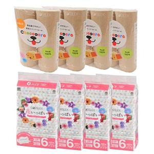 コアレックス トイレットペーパー 花いっぱいの商品一覧 通販 Yahoo ショッピング