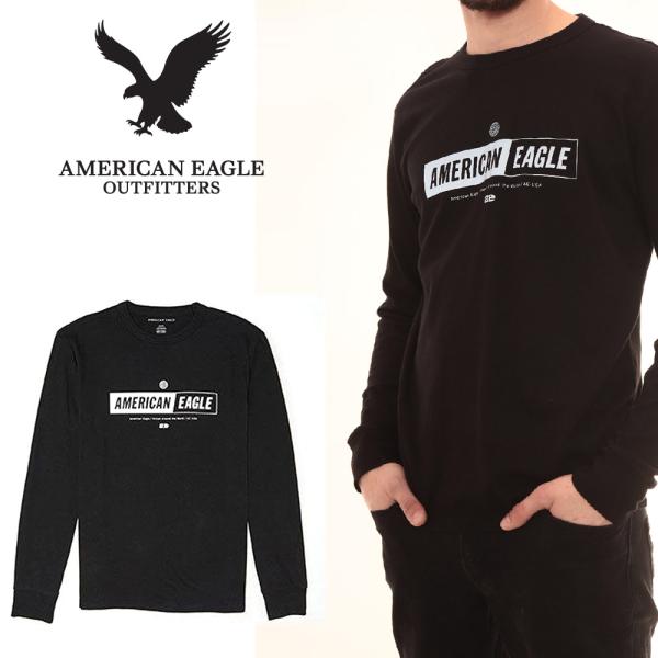 アウトレット American Eagle・アメリカンイーグル メンズ　ロンT　長袖　ロングTシャツ...