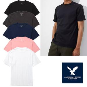 AE アメリカンイーグル　T-Shirt Tシャツ 半袖 Short-Sleeve ae33 無地ワンポイント  爆買