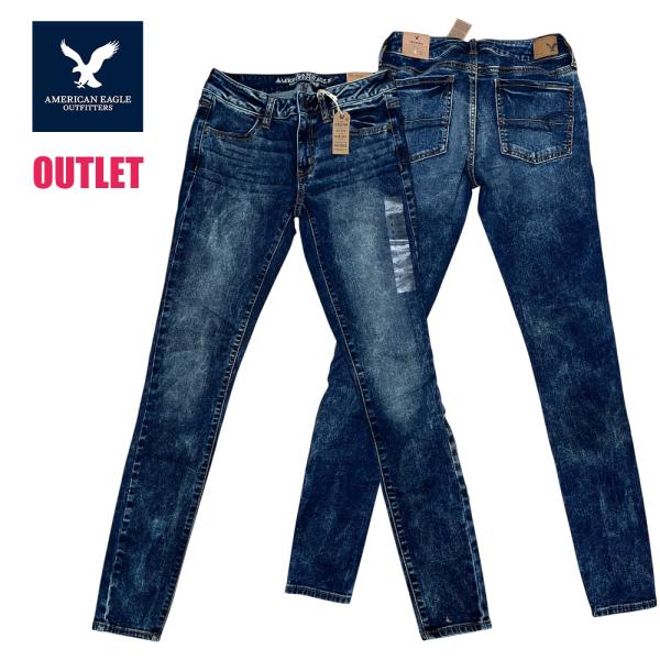 訳あり OUTLET　アメリカンイーグル AmericanEagle レディース 9インチ ジーンズ...