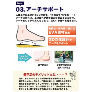 インソール 中敷き 衝撃吸収 スポーツ 消臭 ...の詳細画像5