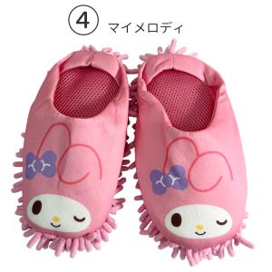 サンリオ お掃除 ルームシューズ キティ クロ...の詳細画像4