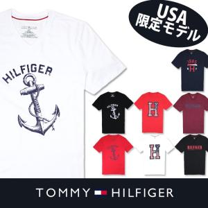 トミー Tシャツ TOMMY HILFIGER  トミーヒルフィガー  半袖 t463 ブラック ホワイト ネイビー レッド グレー