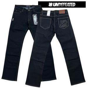 UNDEFEATED UNDFTD アンディフィーテッド メンズ ブラック デニム 