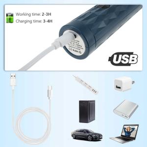 ペット用 電動 USB充電 ライト付き 爪切り...の詳細画像4