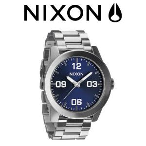 NIXON ニクソン/THE CORPORAL SS メンズ レディース ウォッチ アナログ 腕時計/BLUE SUNRAY/【nix-na346-1258】【送料無料】｜54tide