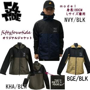 フィフティーフォータイド 54TIDE ORIGINAL JACKET ジャケット プリント ウインドブレーカー 長袖 S・M・L・XL 3カラー｜54tide