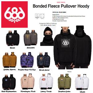 686 SIX EIGHT SIX OUTERWEAR Bonded Fleece Pullover Hoody メンズ パーカー 長袖 アウター スノーウェア スノーボード S/M/L/XL