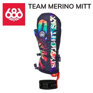 シックスエイトシックス 686 TEAM MERINO MITT メンズ ゴアテックス グローブ ミット ミトン スノーボード 正規品｜54tide