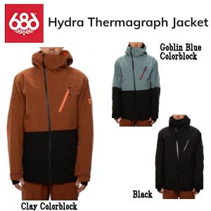 シックスエイトシックス 686 MENS  Hydra Thermagraph Jacket メンズ ハイドラ サーマグラフ ジャケット スノーボード M/L｜54tide