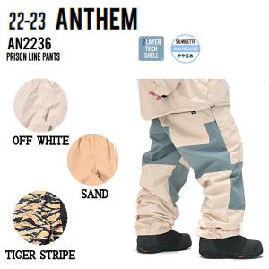 アンセム ANTHEM PRISON LINE PANTS ユニセックス プリズンラインパンツ ボトムス スノーウェア スノーボード S/M/L/XL｜54tide