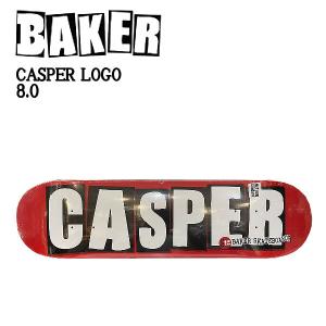 ベイカー BAKER CASPER LOGO キャスパーロゴ スケートボード アンドリュー・レイノルズ デッキ 板 7層 ブラック｜54tide