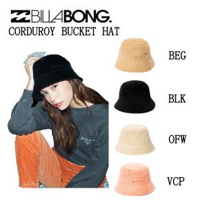 ビラボン BILLABONG  CORDUROY BUCKET HAT バケットハット 海 アウトドア キャンプ 小物 アクセサリー｜54tide