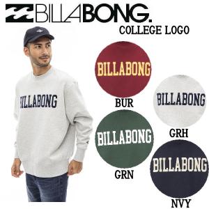 BILLABONG ビラボン メンズ COLLEGE LOGO トレーナー スノボー パーカー スノーボード スケートボード 海 サーフィン トップス｜54tide