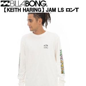 BILLABONG ビラボン  メンズ 【KEITH HARING】コラボ  JAM LS ロンＴ 【2023年春夏】 ロンTEE  スノーボード スノボー スケートボード  サーフィン トップス｜54tide