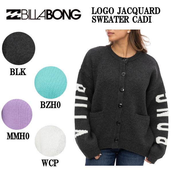 ビラボン BILLABONG レディース LOGO JACQUARD SWEATER CADI セー...
