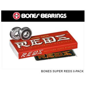 BONES BEARINGS ボーンズベアリング BONES SUPERS 8-PACK スケートボード スケボー sk8 8個1セット｜54tide