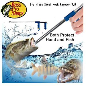 【Bass Pro Shops】バスプロショップ Stainless Steel Hook Remover 7.5 420ステンレス フック 釣り 小物 フィッシングツール  バスプロ【正規品】｜54tide