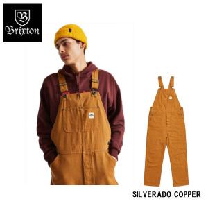 ブリクストン  Brixton × Chevrolet Collaboration UNION BOWTIE OVERALL SILCO メンズ  オーバーオール つなぎ スケートボード S-M｜54tide