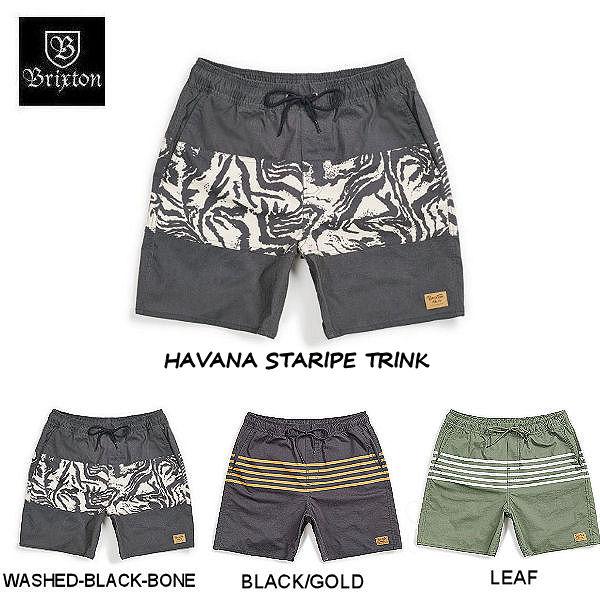 ブリクストン BRIXTON HAVANA STARIPE TRINK メンズ ショートパンツ ハー...